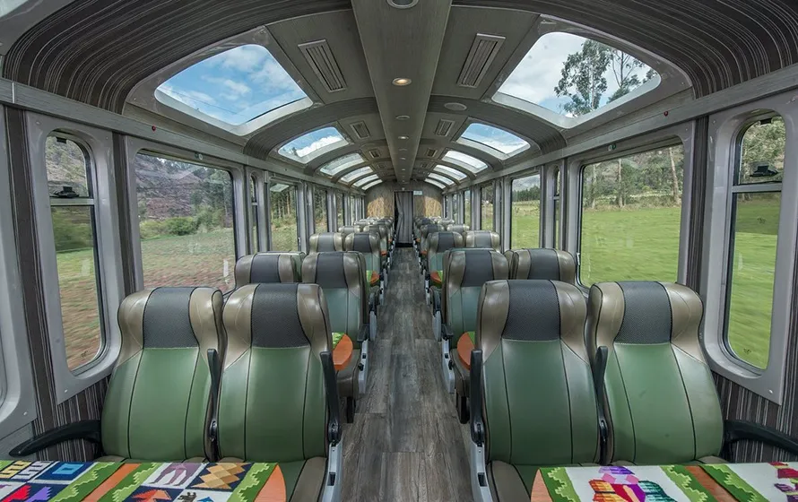 Vistadome Seat Class Peru Train